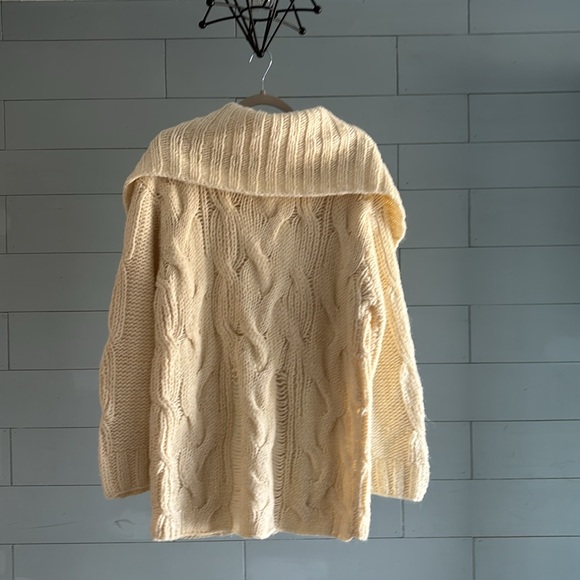 Michael by Michael Kors cream chunky knit cardigan - Picture 4 of 6